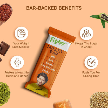 Fitday Millet Bar - Pack Of 10