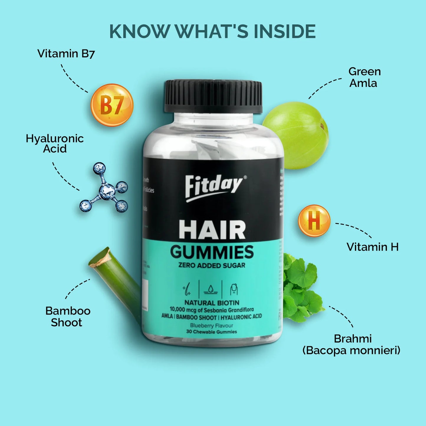 Fitday Hair Gummies