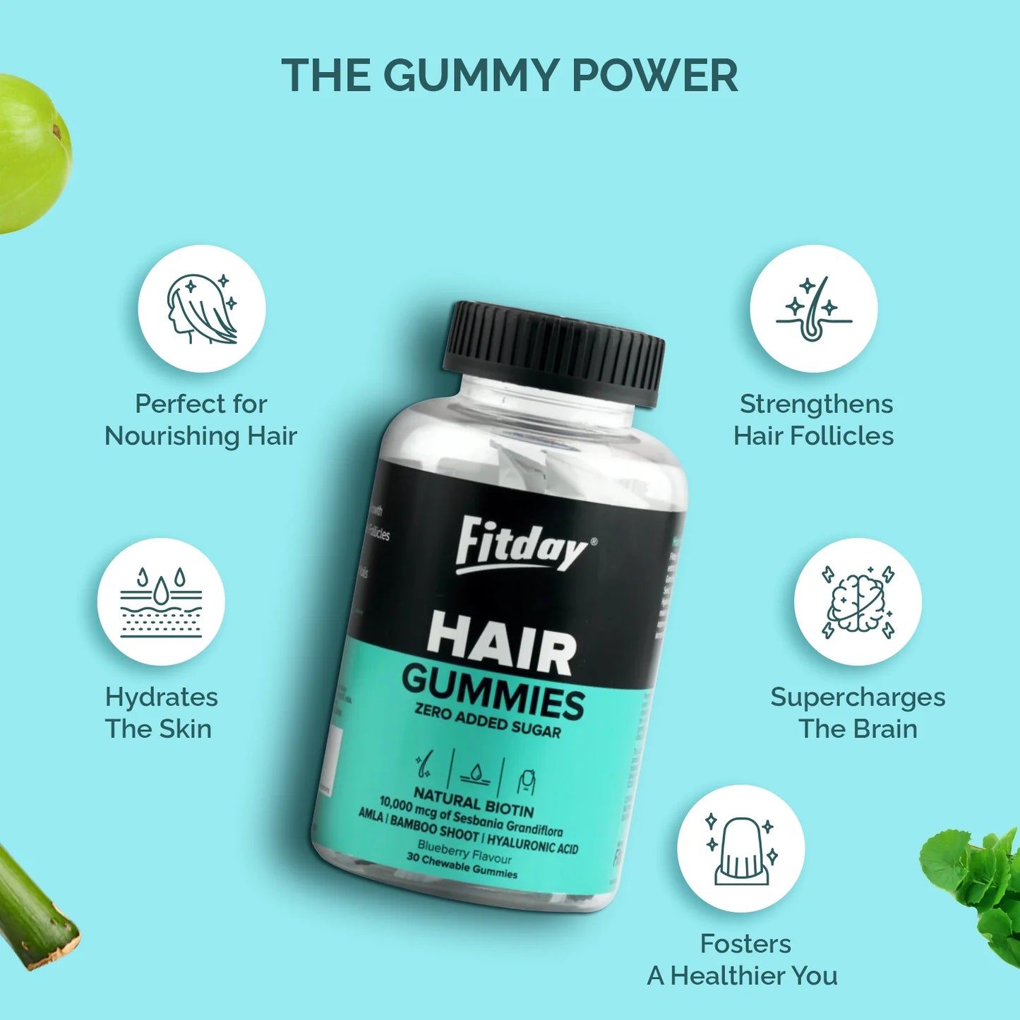 Fitday Hair Gummies