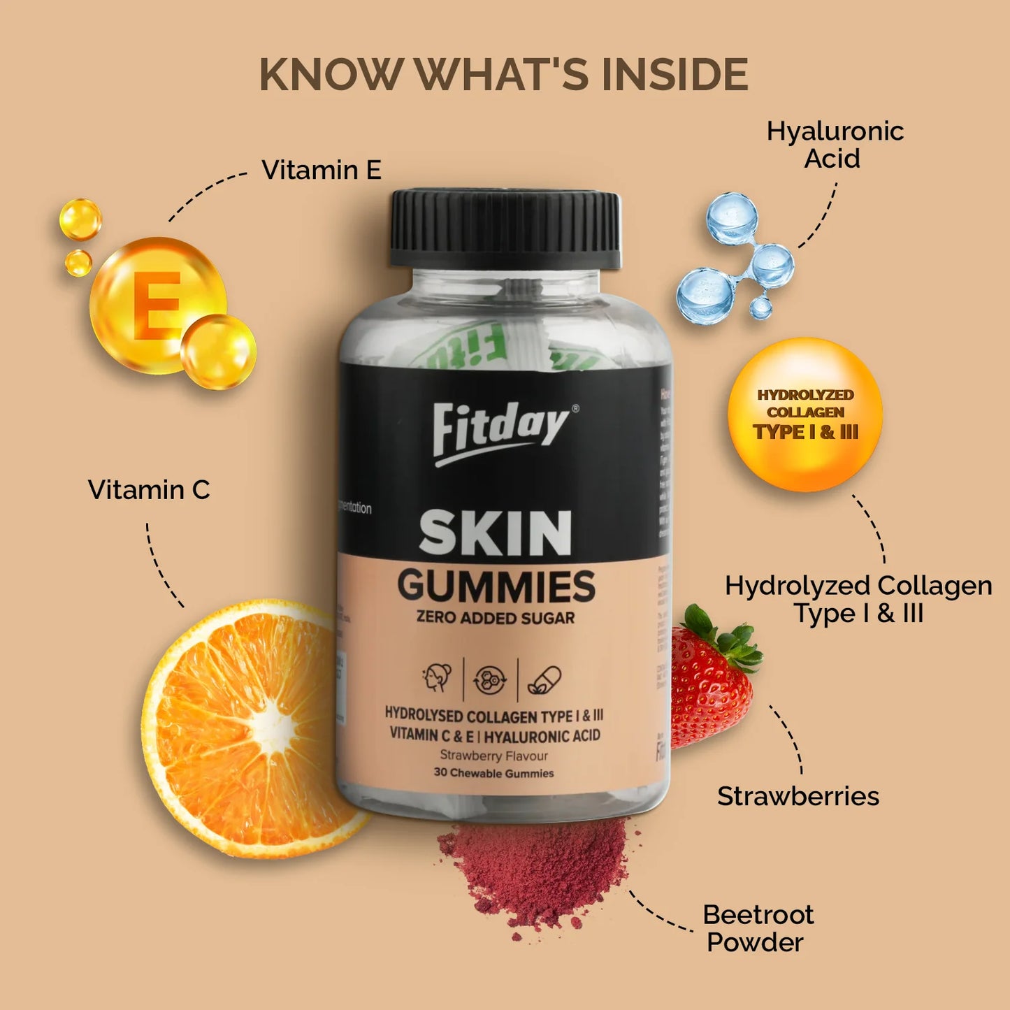 Fitday Skin Gummies